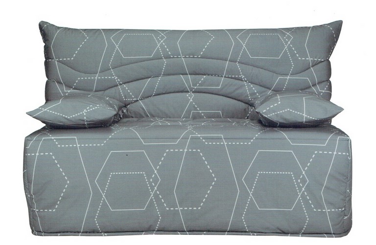 banquette bz carioca, banquette lit bz matelas 30 kg, banquette lit en tissu