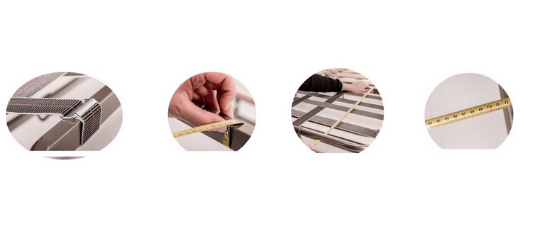 mesure d'une sangle avec boucle et crochet