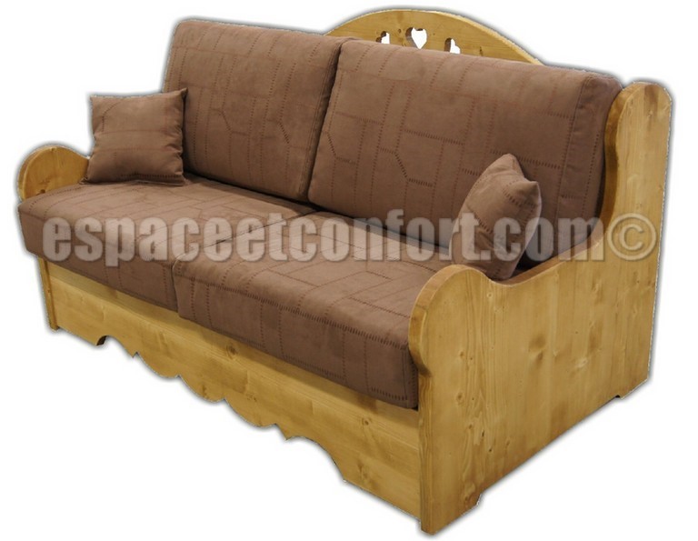 Canapé rapido montana, canapé lit style montagne, canapé lit pour la montagne