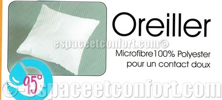 Oreiller nuit des vosges, Oreiller déhoussable nuit des vosges, oreiller carré 65x65, oreiller resistant, oreiller lavable, oreiller carré, oreiller fibre siliconné, oreiller noe