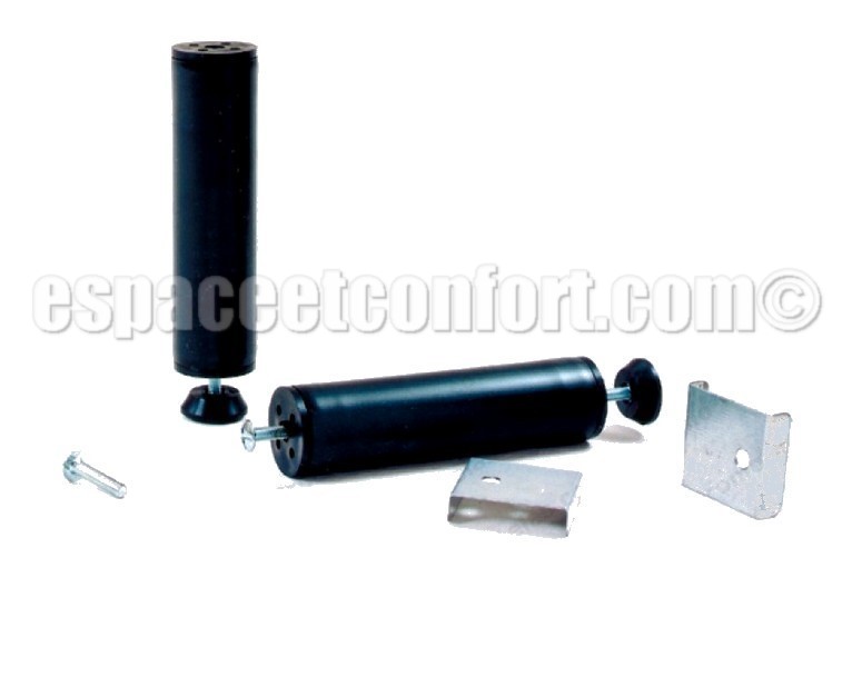 pieds central et de jumelage de sommier, pieds de jumelage de sommier cadre métal