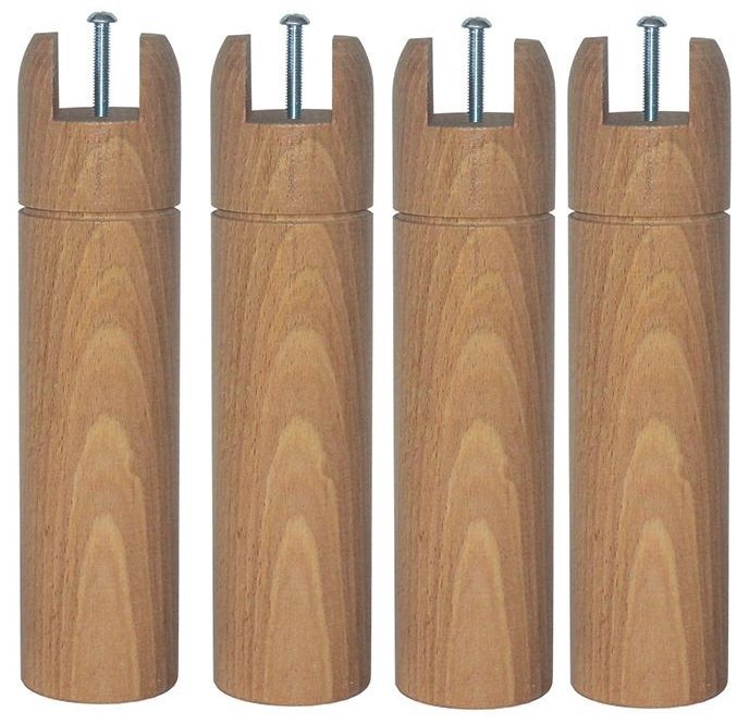 jeux de pieds pour sommier cadre métal, pieds de sommier PRESTO, pieds de lit cadre 30 mm