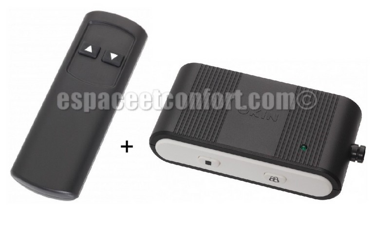 Télécommande sans fil 2 boutons OKIN télécommande sans fil pour moteur électrique, accéssoires fauteuils électrique