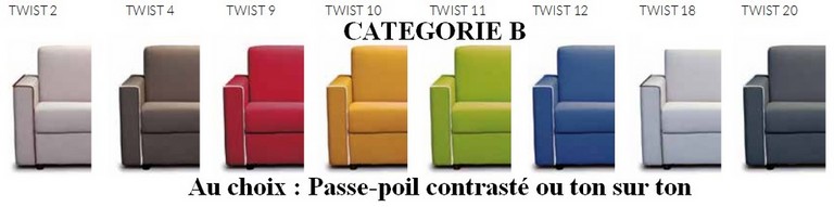 tissu twist pour canapé rapido FRIDA