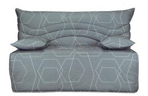 banquette bz carioca, banquette lit bz matelas 30 kg, banquette lit en tissu