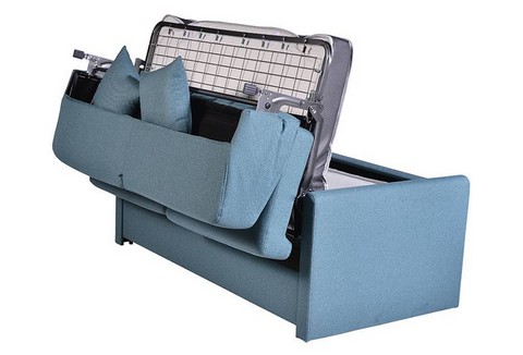 canapé lit compact xena, canapé avec range couette