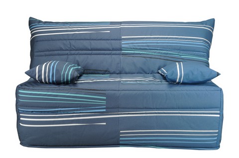 Pack de rhabillage pour banquette BZ en 140 cm Tissu MARINE LINE 340 housse de bz 140, housse BZ couleur gris, housse BZ A340, housse bz tissu MARINE LINE