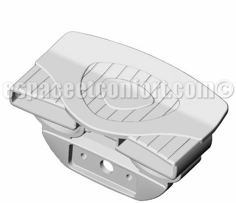 CPAR CALYPSO - Embout articulé pour latte double 2x38 mm