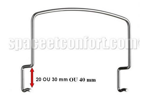 Arrêt de matelas  fixation sur cadre de 20 mm