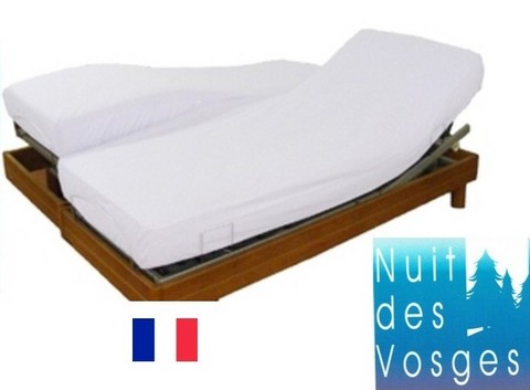 Drap-housse CHAUSSON - Gérald drap-housse papillon pour matelas de lit TPR