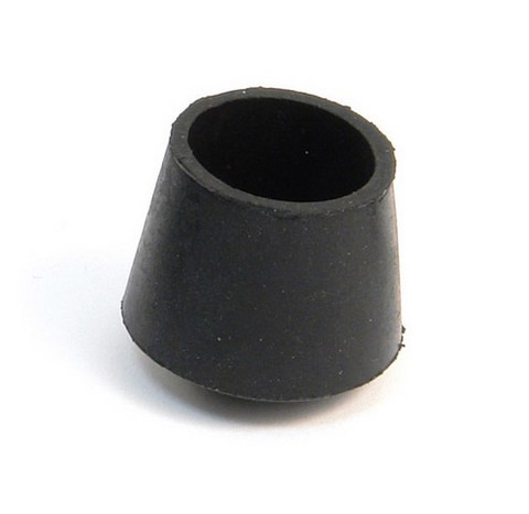 Embout caoutchouc rond couvrant - cylindrique 25 mm embout plastique rond, embouts caoutchouc couvrant, embouts rond plastique bz