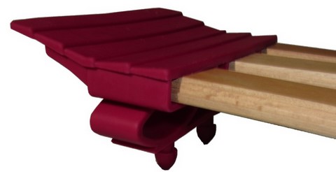 Embout articulé pour lattes triples, embout pour lattes de 25 mm