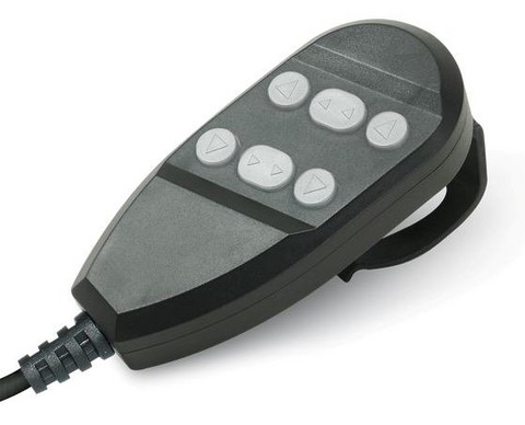 Télécommande filaire 6 boutons pour controler 2 moteurs