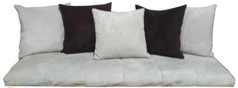 habillage de banquette, habillage de lit gigogne motif marin, housse pour lit gigogne motif mer,  housse lit gigogne tissu marrin, housse de banquette style bord de mer