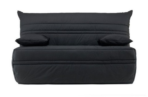 PARRURE DE BANQUETTE BZ 140 housse pour banquette bz, housse de bz en tissu gris anthracite 156