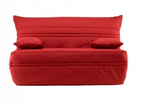 Parure pour banquette BZ en 140 cm Tissu ROUGE housse bz 140, housse de rhabillage BZ, housse BZ tissu prune, HOUSSE bz 90 tissu A455, housse bz tissu ROUGE