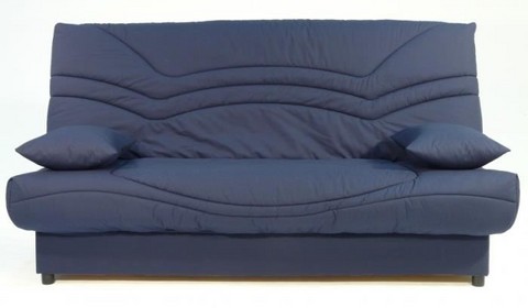 Pack de rhabillage pour Clic-Clac en 130x190 cm - Tissu BLEU OCEAN 587 housse de clic-clac tissu bleu OCEAN