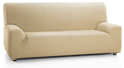 housse de canapé 3 places écru non matelassé