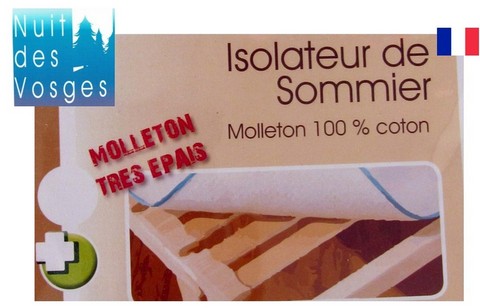 Isolateur de sommier DAVID isolateur de sommier, protège sommier, isolateur de sommier moleton