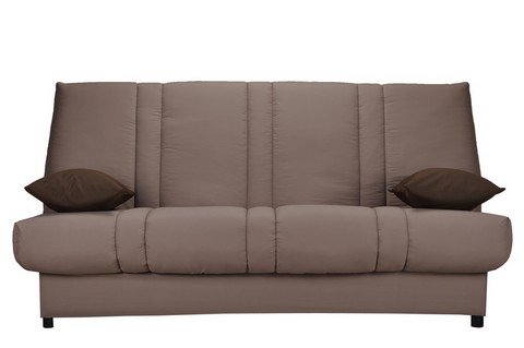 Pack de rhabillage pour Clic-Clac en 130x190 cm - Tissu TAUPE 586 housse de clic-clac tissu taupe, housse complète de clic-clac A586