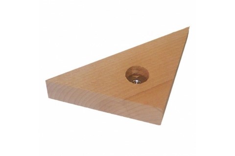 masse d'angle triangulaire avec insert 8 mm