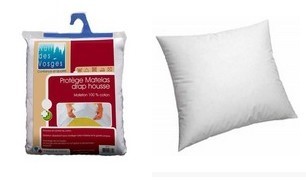 oreiller, traversins, couette traversins, oreillers, couette, protection literie, housse de matelas
