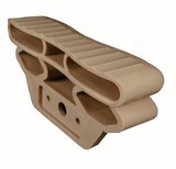 embouts lattes sommier, fixation lattes, embouts sommier, embouts plastiques pour lattes, bed frame plastic, plastic cap for bed slatt, slatt bed fitting connector, plastic support for bed slatt