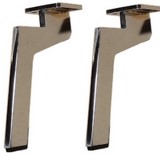 Pieds de canapé en métal chromé 15 cm