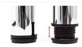 Pieds de table en acier
