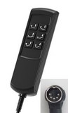 Télécommande prise coudée, télécommande DEWERT, télécommande 6 boutons  OKIMAT